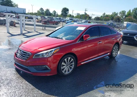 2016 Hyundai Sonata Sport z USA, uszkodzony, nr VIN 5NPE34AF9GH429142